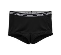 TomboyX Tucking Hiding Boy Shorts Underwear, Secure Compression for Transgender MTF, Gaff Shaping Panties (XS-4X), Retro Black, M