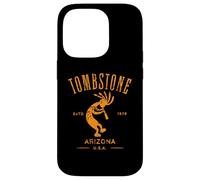 Tombstone Arizona Dancing Kokopelli Distressed Design Case for iPhone 14 Pro