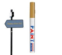 Tombstone Gold Permanent Marker - Oil-Based Waterproof Pen, Liquid Marker Pen, for Card Making, Illustration, Scrapbooking, Stone, Wood, Metal, Fabric, Ceramic, Paper, Tyres