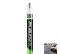 Tombstone Marker Pen for Restoring Faded Grave Inscriptions, Waterproof Stone Touch-up Pen, Strong Coverage,Ideal for Gravestone Lettering Memorial Inscriptions Home Repairs (Silver)