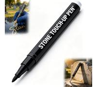Tombstone Marker Pen, Quick Drying Paint Marker for Restoring Faded Grave Inscriptions, Waterproof Stone Touch-up Pen, Strong Coverage, Ideal for Gravestone Lettering & Memorial Inscriptions (Black)