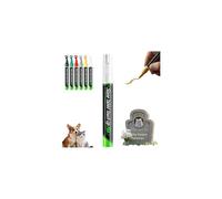 Tombstone Marker Pen, Waterproof Stone Touch-up Pen, For Restoring Engraved Lettering On Granite Marble Headstone Gravestone Inscription Touch Up, Waterproof Oil Based Paint