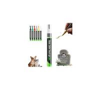Tombstone Marker Pen, Waterproof Stone Touch-up Pen, For Restoring Engraved Lettering On Granite Marble Headstone Gravestone Inscription Touch Up, Waterproof Oil Based Paint