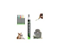 Tombstone Marker Pen, Waterproof Stone Touch-up Pen, For Restoring Engraved Lettering On Granite Marble Headstone Gravestone Inscription Touch Up, Waterproof Oil Based Paint