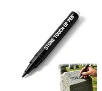 Tombstone Marker Pen, Waterproof Stone Touch-up Pen, Headstone Paint Pen | Quick-Dry, Strong Coverage, for Restoring Faded Grave Inscriptions, for Headstone Lettering and Memorial Inscriptions, Black