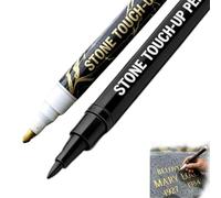 Tombstone Marker Pen, Waterproof Stone Touch-up Pen, Headstone Paint Pen | Quick-Dry, Strong Coverage, for Restoring Faded Grave Inscriptions, for Headstone Lettering and Memorial Inscriptions