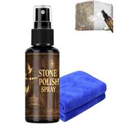 Tombstone Polish Spray with Towel, Headstone Cleaner for Graves, Tombstone Stone Polish Spray, Headstone Restoration Kit, Restore & Protect for Tombstone & Monument (1)