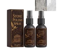 Tombstone Polish Spray With Towel, Headstone Restoration and Cleaning Spray, Grave Cleaning Kit For Cemetery, Gentle Stone Care Formulas, Headstone Cleaner For Graves, Tombstone Cleaners. (2PCS)