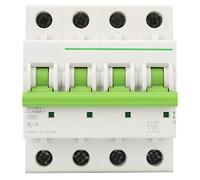 TOMC7-63 4P C Type Electric Miniature Circuit Breakers 4 Pole Circuit Breaker Miniature Circuit Breaker Leakage Protection Air Switch 4P Mini Circuit Breaker Air switches (Size : 20 Amp)