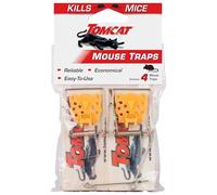 Tomcat Mouse Traps (Wooden), 4 Traps