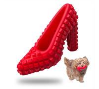TOME DOG TOYS SUPER SHOE - Dog Toy for Aggressive Chewers - Rubber Natural Teething Toys - Treats Dispenser and Toothbrus for Small and Medium Dogs