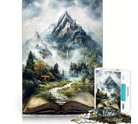 Tome of Endless Realms Teenagers Puzzles 1000 Piece Jigsaws Boost Recall Relax Time Accurate Edge Amazing Present (38x52cm)