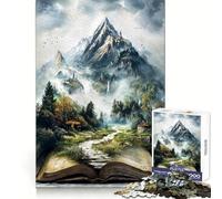 Tome of Endless Realms Teenagers Puzzles 1000 Piece Jigsaws Boost Recall Relax Time Accurate Edge Amazing Present (38x52cm)