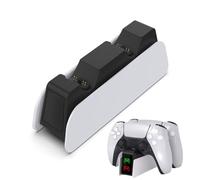 Tomedeks 1 piece suitable for PlayStation 5 controller, charging station with wireless handle, with charging indicator, quick charging with two seats, ps5 accessories