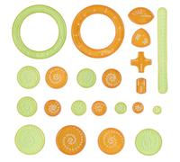 Tomedeks 22 Pieces Spirograph Deluxe Kit, Creative Spirograph Drawing Set, Ideal Creativity Art Promoting Development Set For Kids, Spirograph Set For Kids Age 10(Color,A)