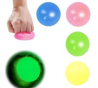 Tomedeks 4 Pcs 6Cm Sticky Balls Balls Squishy Balls Squeeze Ball Sticky Balls To Throw At Ceiling Sensory Toys For Autism Perfect Party Bag Fillers For Kids