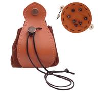 Tomedeks Dice Tray,DND Dice Tray,Game Dice Bag,Storage Bag for D&D Dices,Holder Dice Rolling Mat,Dice Storage Case,DND,RPG,Dungeons and Dragons,DND Accessories(Brown)