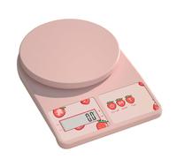 Tomedeks Digital Kitchen Scale, High Precision Sensor, Electronic LED Tare Button Home Weighs from 0.1 g to 3 kg, Tare Function, Ideal for Kitchen and Pastry, gold, A