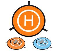 Tomedeks Drone Landing Pad,Double-sided,Collapsible Helipad Drone Pad Launch Mat,Waterproof Portable Foldable Helipad,Helicopter Landing Mat With Pegs,Universal Luminous Helipad,Drone Accessories