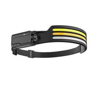 Tomedeks Head Torch Rechargeable-Super-Bright-LED-Headtorch-Headlamp with Sensor Strap-Lightweight-for Running-Camping-Cycling-Fishing
