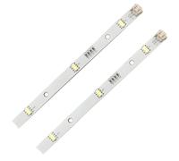 Tomedeks Set of 2 LED Fridge Interior Lights - Compatible with RONGSHENG/HISENSE E349766, MDDZ-162A 1629348, 12V DC 2W Replacement Lamp for Kenwood KIFF5017/KIFF5020