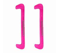 Tomedny 1 Pair Ice Skate Guards, Sports Hockey Blade Covers Skate Blade Guards Covers with Adjustable Spring for Kids Adults 7 Colors (Red)