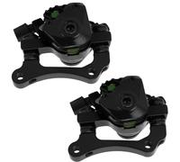 Tomedny 1 Pair Mechanical Disc Brake, Right Side Mechanical Brake Caliper Electric Scooter Replacement Aluminum Alloy Scooter Parts for Mountain Bikes (Black)
