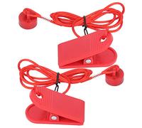 Tomedny 2PCS Treadmill Safety Key Replacement, Universal Treadmill Magnet Safety Key with Circular Magnetic Suction for Most Running Machines