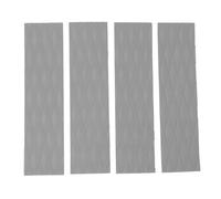 Tomedny 4 PCS Surfboard Traction Pad, EVA Deck Grip Pads Non Slip Grip Mat Boat Decking Sheet Surfing Accessories for Surfboards Skimboards Shortboards (Grey)