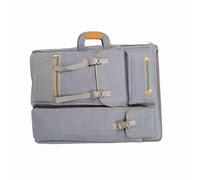 Tomedny Art Portfolio Bag, Artist Portfolio Carry Backpack Case Canva Sketch Board Bag Versatile Art Bags for Artworks Painting Drawing Sketching Traveling Outdoor 66 x 50cm (Grey)