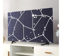 Tomedny Outdoor TV Cover, TV Display Protector Fabric Screen Protector Outside Flat Screen Cover Universal Elastic Television Protection for Home (65in)