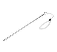 Tomedny Scuba Diving Stick, Lobster Tickle Stick Diving Rod with Measurement and Lanyard Underwater Tool for Underwater Shaker Noise Maker Snorkeling (Silver)
