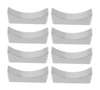 Tomedny Stainless Steel Chopsticks Rest, 8 Pack Chopsticks Holder Rest Silver Spoon Stand Knife Rack Cutlery Holder for Fork Tableware Home Kitchen Table Decoration