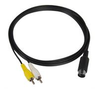 Tomee Composite Video AV Cable for Sega Mega Drive 1 Console with Yellow & White RCA Phonos