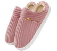 TOMEEK Slippers Women Winter Warm Fluffy Slippers House Shoes Soft Slipper for Home Comfortable Guest Slipper Gifts for Women(Pink,2.5-3/36-37)
