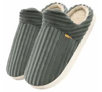 TOMEEK Slippers Women Winter Warm Fluffy Slippers House Shoes Soft Slipper for Home Comfortable Guest Slipper Gifts for Women(Grey,5.5-6/42-43)