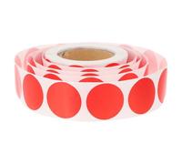 TOMETURE 1 Roll Colored Dot Stickers Labels, Self-Adhesive Paper Tags for Colour Coding, Suitable for Smooth Surfaces, for School Projects and Office Use, 500 Labels