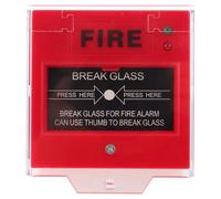 TOMETURE 1 Set Fire Emergency Button with Key - Emergency Break Glass Switch - Manual Pull Station - Evacuation Alarm Switch for Warehouse Hotel Home Office School
