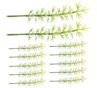 TOMETURE 100pcs Green Plastic Model Bamboo Trees for Landscape Scenery Miniature Train Railway DIY Model Scenery Accessories