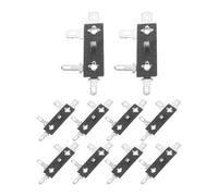 TOMETURE 10pcs Speaker Terminal Strip, High Conductivity 4-Pin Horn Lead Tabs for Woofer, Subwoofer, Car, Home Or PA Speaker Box Replacement