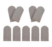 TOMETURE 10pcs Sweat-resistant Nylon Finger Sleeves for Gaming, Anti-skid Finger Protectors Designed to Avoid Operational Errors on Touch Screens, Suitable for Adults Playing on Phones