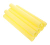 TOMETURE 10pcs Yellow Pe Foam Trampoline Pole Covers Protective Padding Sleeves Insulation Pads for Trampoline Rods Safety Accessories