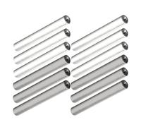 TOMETURE 12pcs Electrolyzer Water Quality Testing Rods with Iron and Aluminum for Precision Electrolysis, Portable Science Experiment Accessories for Water Testing