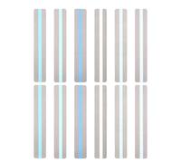 TOMETURE 12Pcs Reading Tracking Strip for Books, Gradient Colored Reading Guide Strips Ruler, Overlay Bookmarks for Dyslexia and Eye Strain Relief
