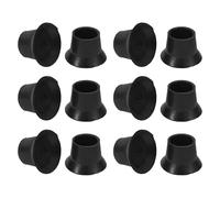 TOMETURE 12pcs Trampoline Noise Reduction Feet Pads - Rubber Stabilizing Foot Covers Leg Pad Nonslip for Quiet Jumping 3.2cm/1.3" Inner Diameter, Prevent Shaking
