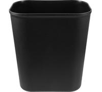 TOMETURE 13-quart Space-saving Office Garbage Can Black, 15l Square Trash Bin under Desk Use, Compact Wastebasket for Kitchen, Dormitory, and Home Office