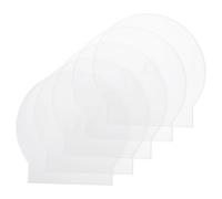 TOMETURE 15pcs White Clam Shell CD Dvd Case Single Disc Thickened Storage Box Portable CD Holder Suitable for Home and Office Use