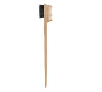 TOMETURE 1pc Double Heads Eyebrow Comb Bamboo Multi-effect Brush for Grooming and Styling Eco-friendly Bamboo Material Gentle Double-sided Design for Smooth Edges Suitable for Men and Women