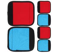 TOMETURE 1set Detachable Pull up Bar Grip Pad with Comfortable Polyester Padding and Washable Cover for Dumbbell and Barbell Use in Fitness Workout and Gym Settings 3pcs