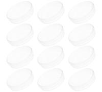 TOMETURE 1set Plastic Petri Dish with Lid Low Autofluorescence Surface Round Tissue Culture Dish Made of Plastic, 60mm Diameter for Cell Culture for Molecular Biology Research 20pcs